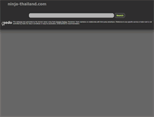 Tablet Screenshot of ninja-thailand.com